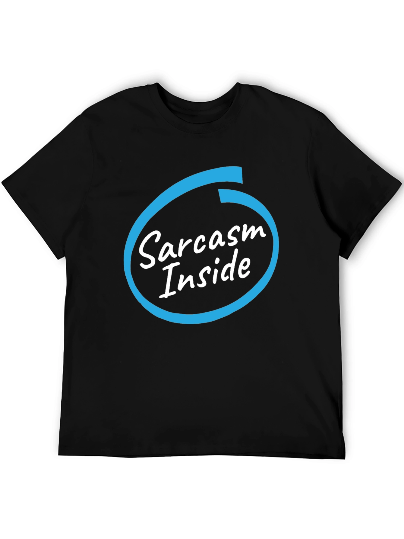 Sarcasm Inside Black T-Shirt - Funny Graphic Tee