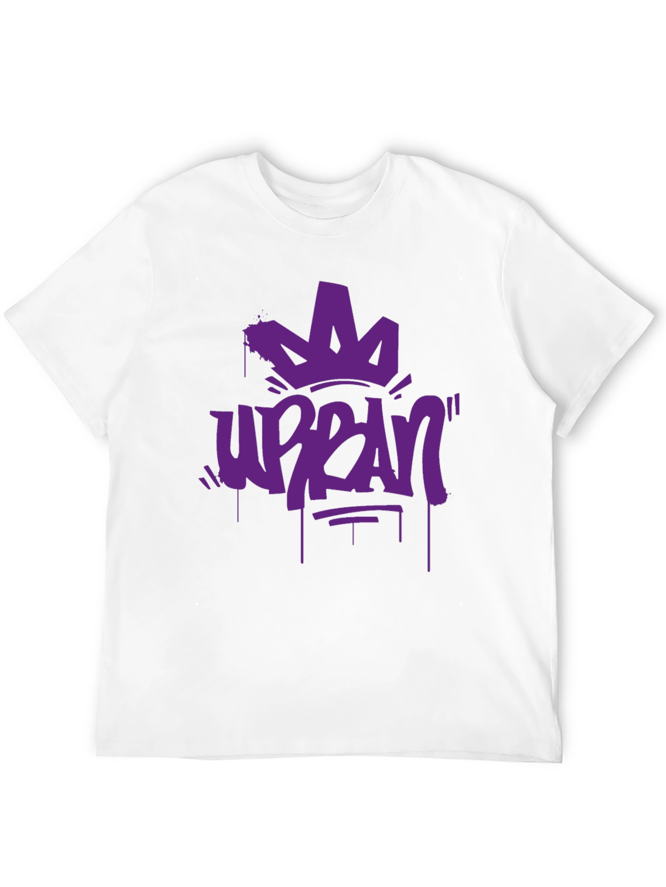 Urban Crown Graphic T-Shirt - Black
