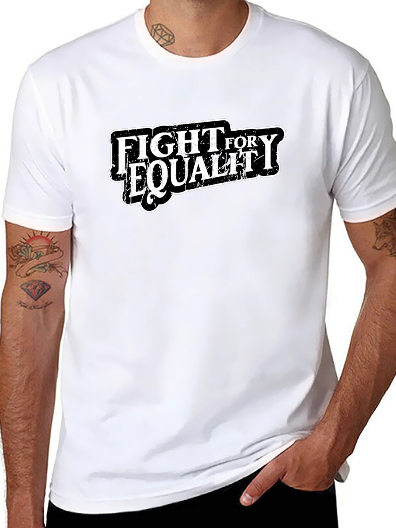 Fight for Equality Black T-Shirt