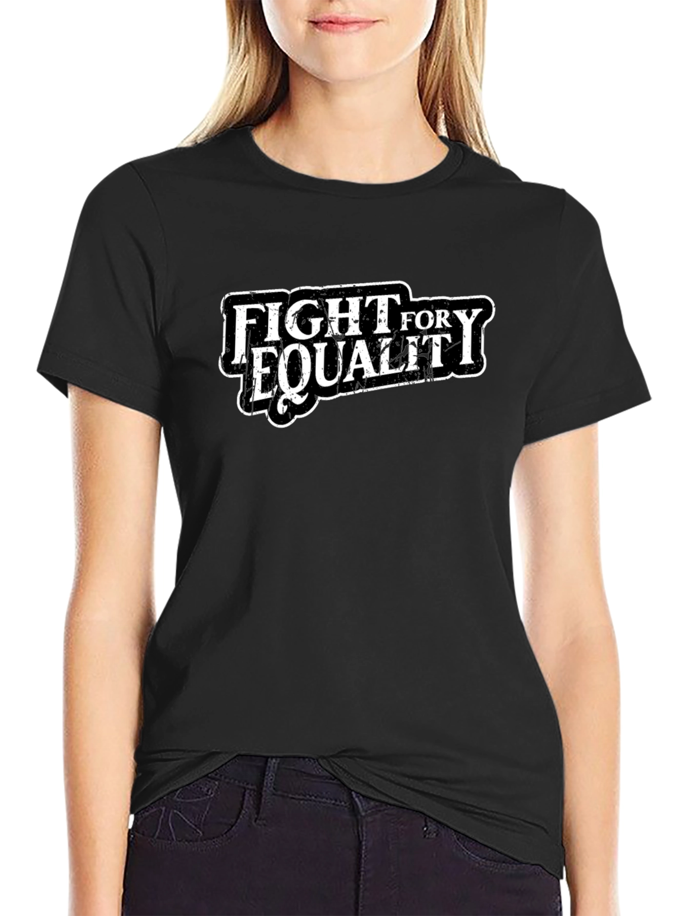 Fight for Equality Black T-Shirt