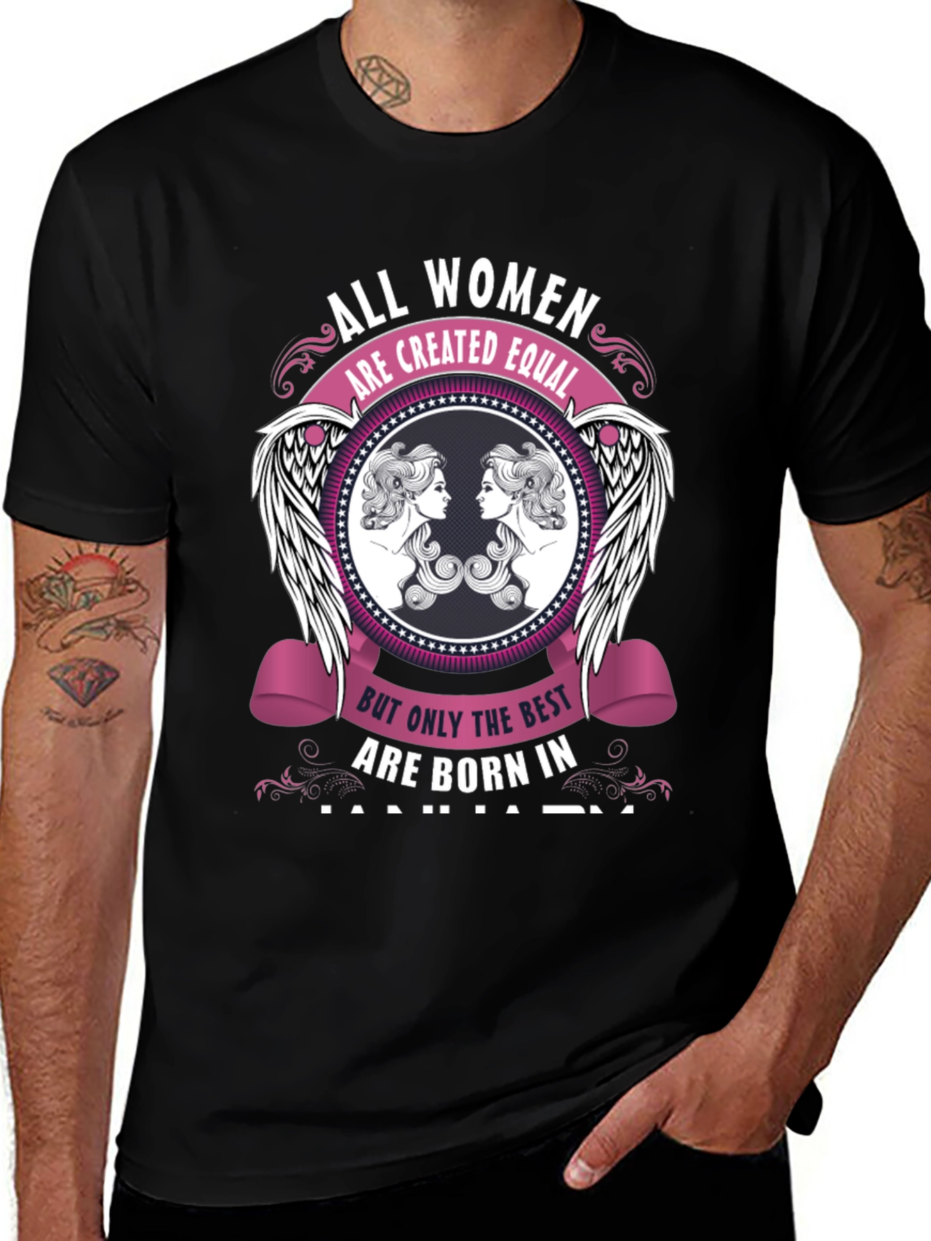 Womens Born in January Graphic Tee