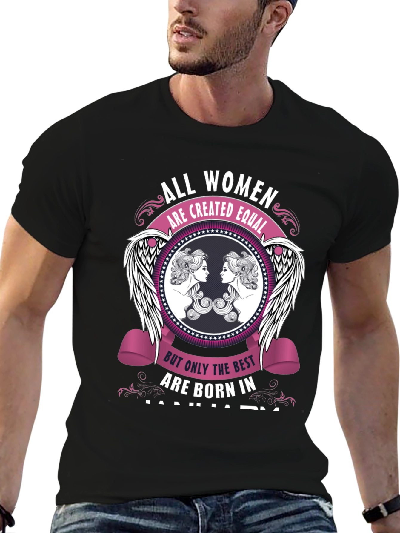 Womens Born in January Graphic Tee