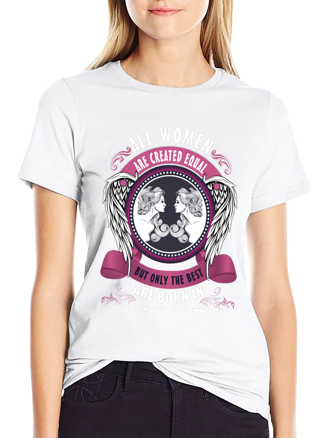 Womens Born in January Graphic Tee