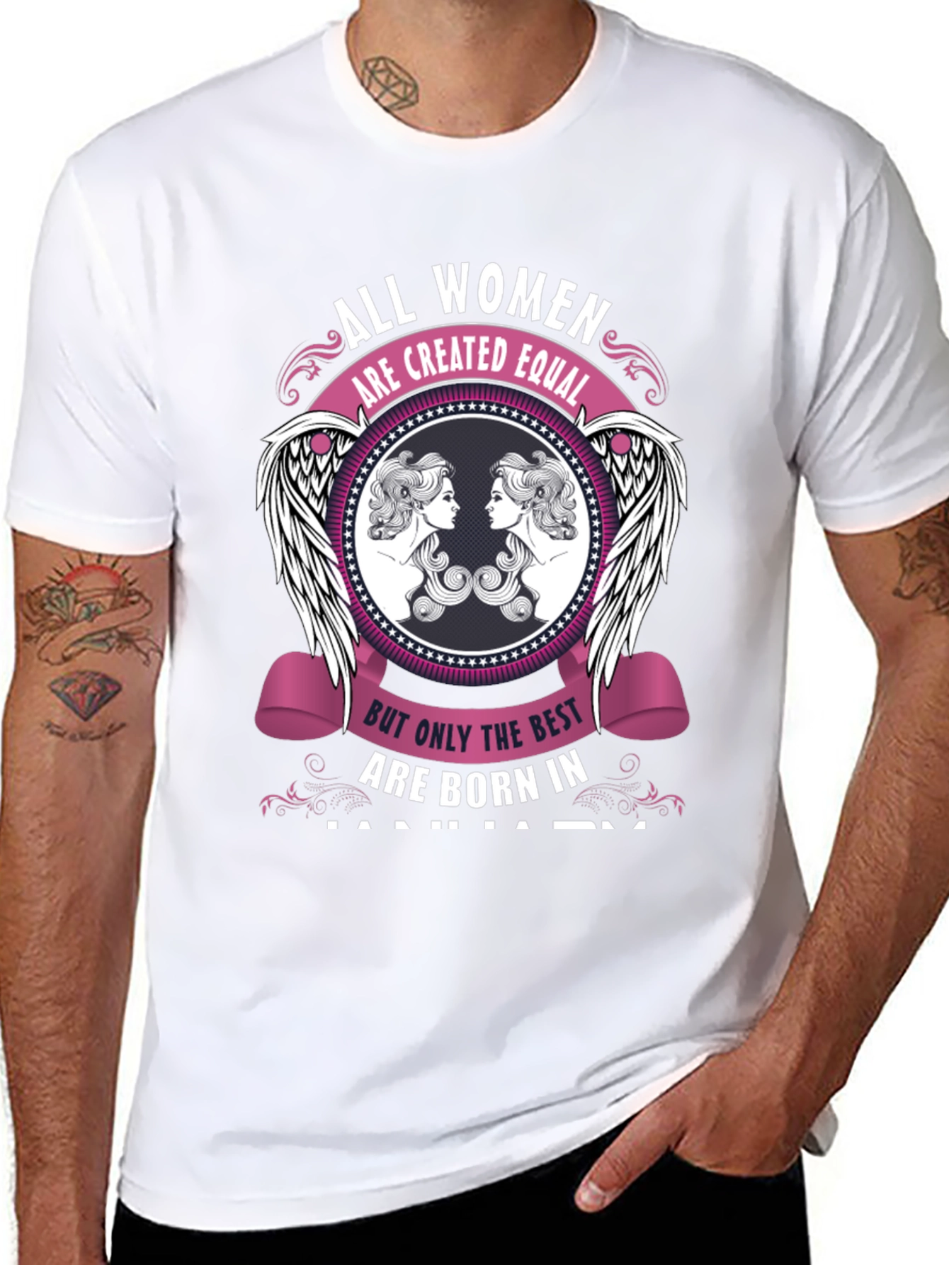 Womens Born in January Graphic Tee