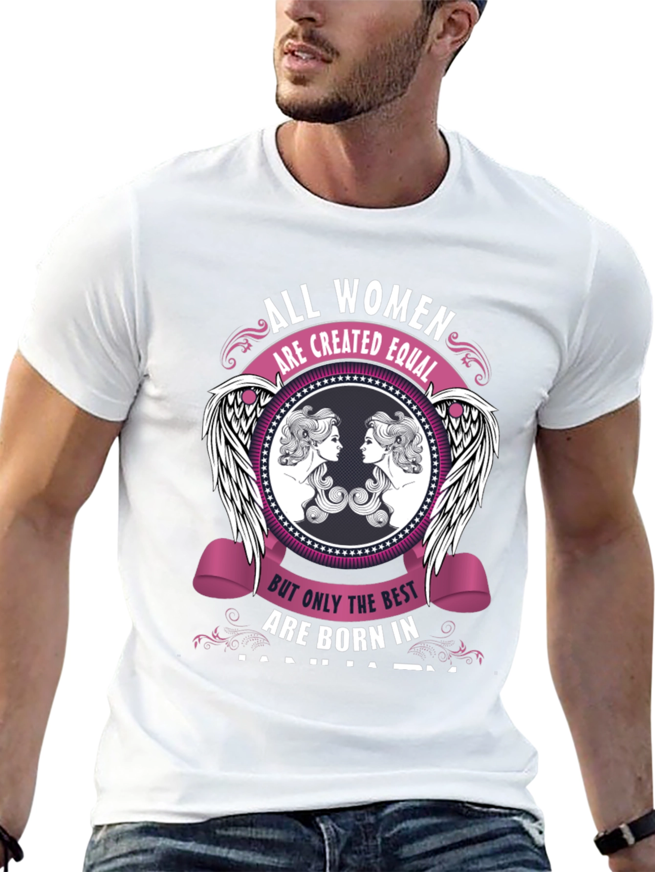 Womens Born in January Graphic Tee
