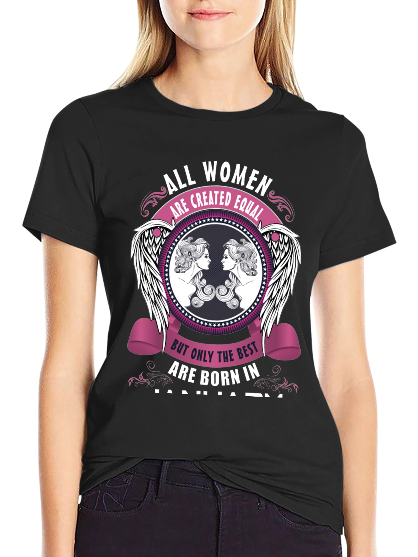 Womens Born in January Graphic Tee