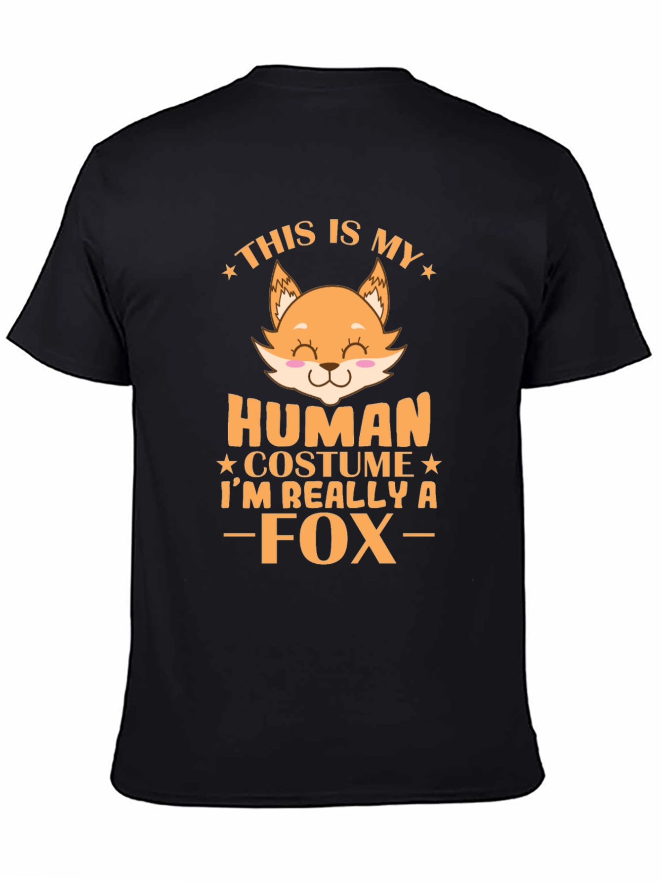 Funny This is My Human Costume Fox T-Shirt