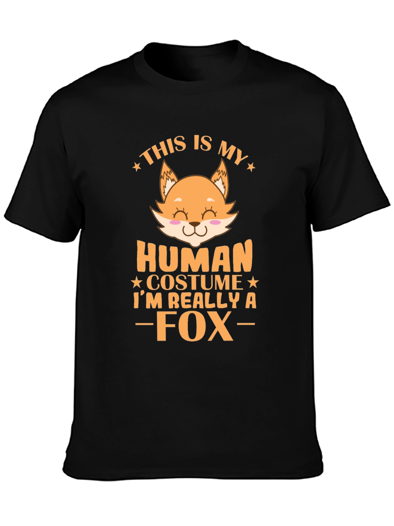 Funny This is My Human Costume Fox T-Shirt