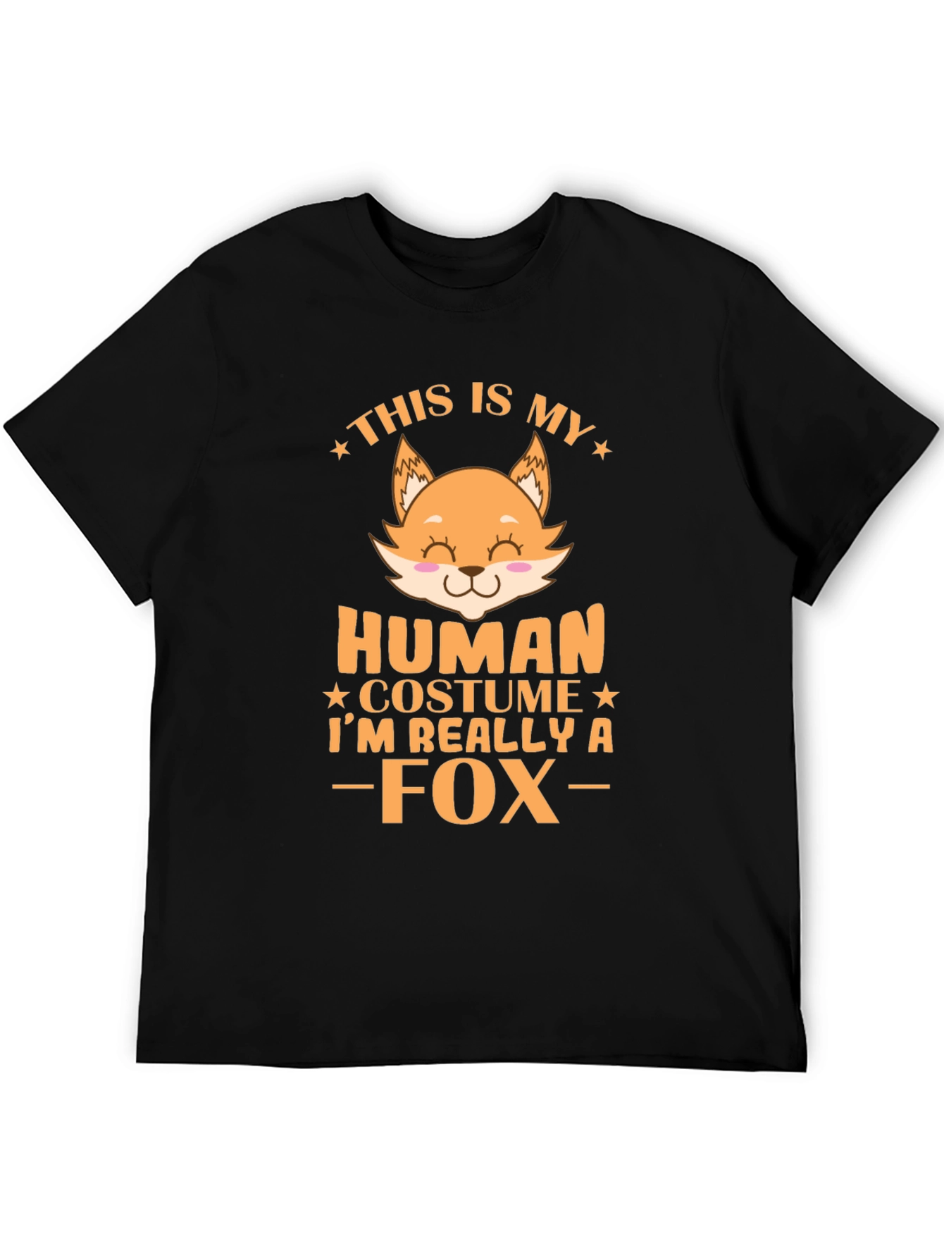 Funny This is My Human Costume Fox T-Shirt