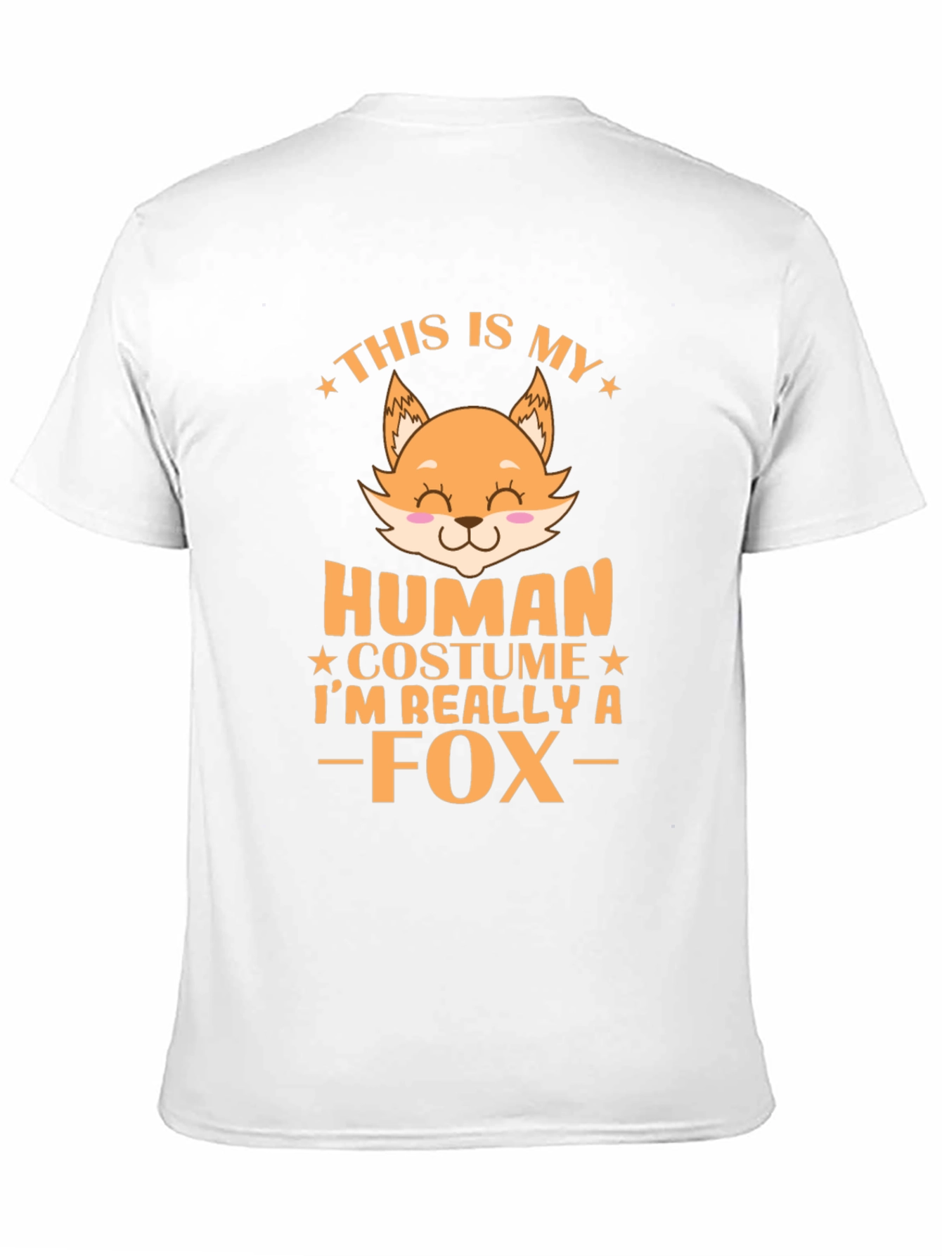 Funny This is My Human Costume Fox T-Shirt