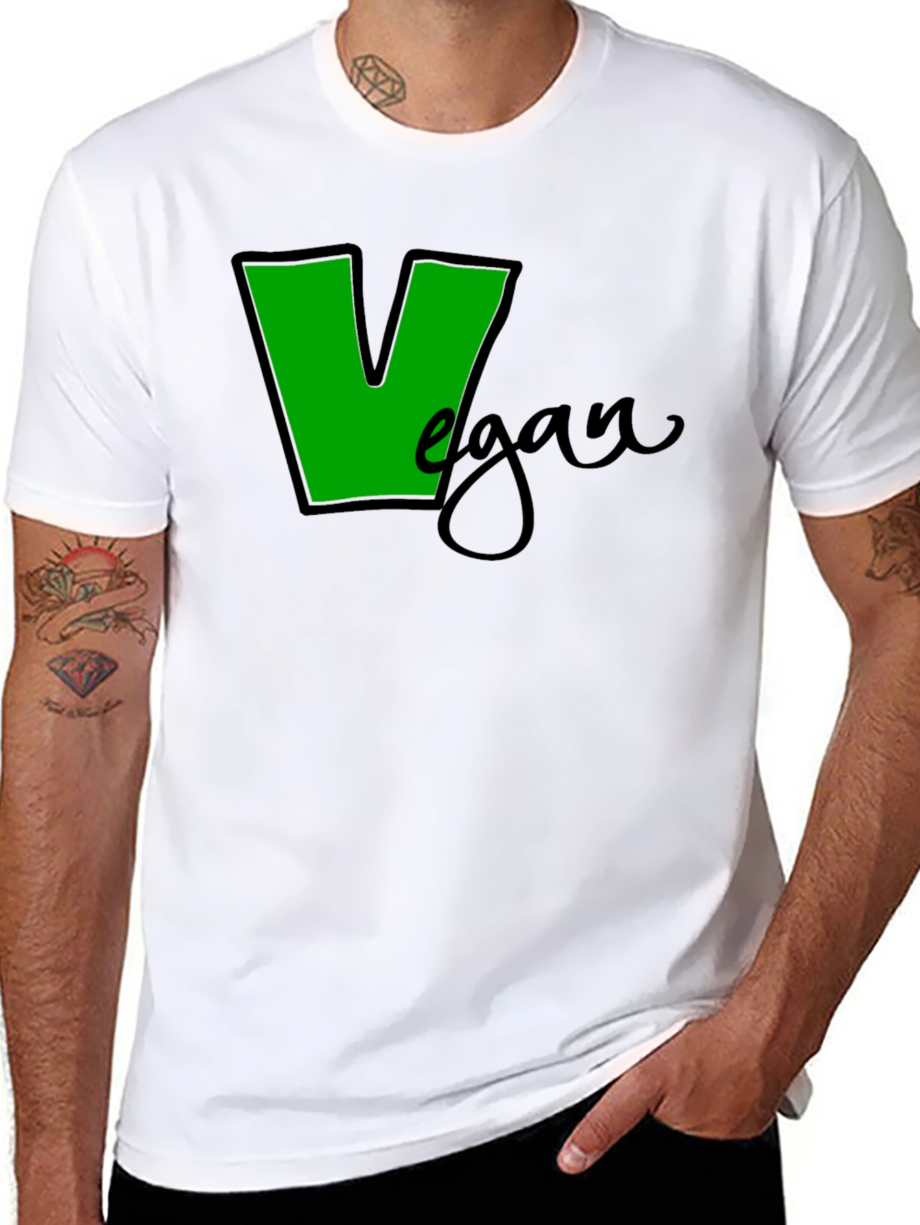 Vegan Statement Graphic Tee