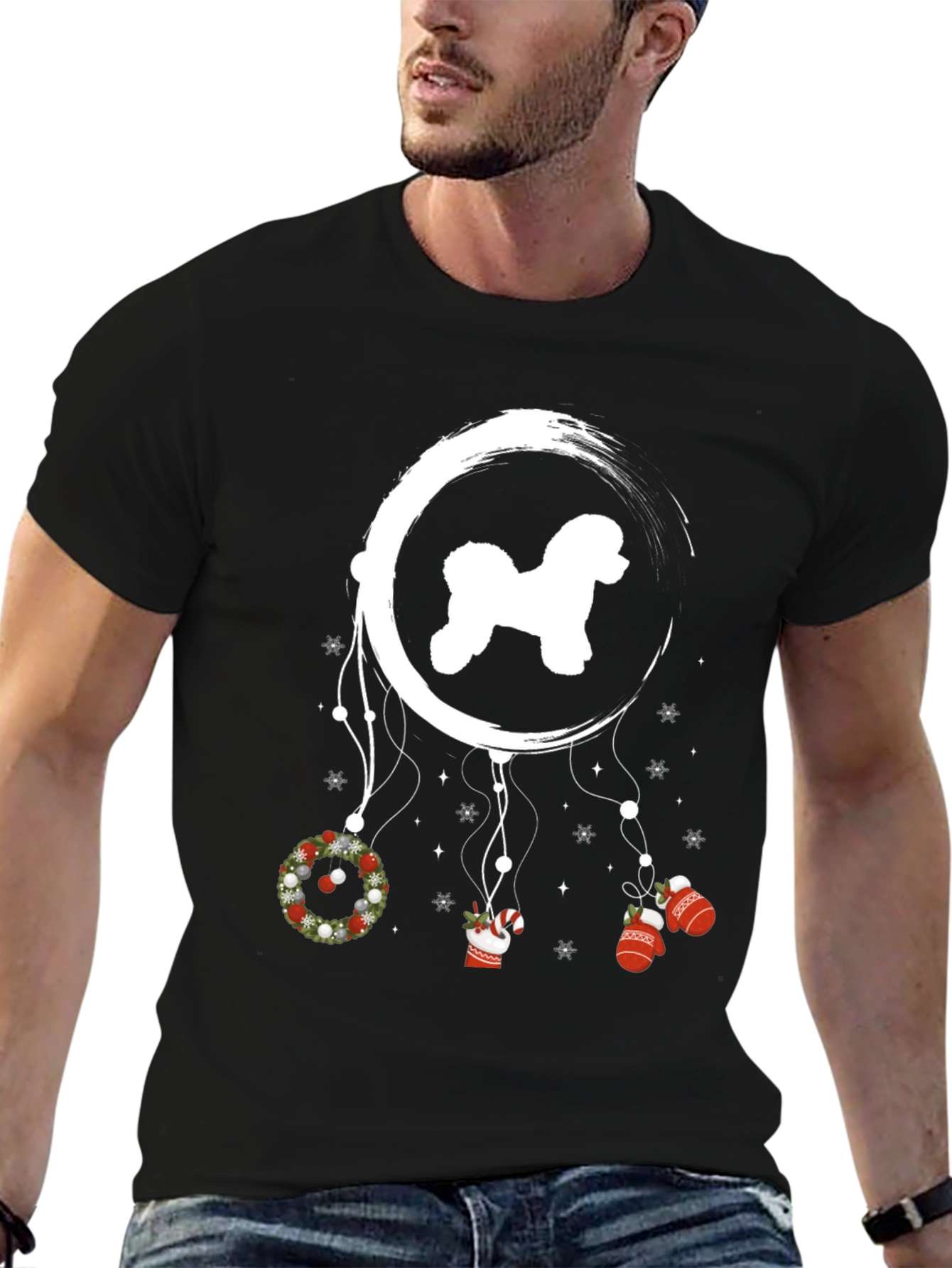 Festive Dog Dreamcatcher T-Shirt