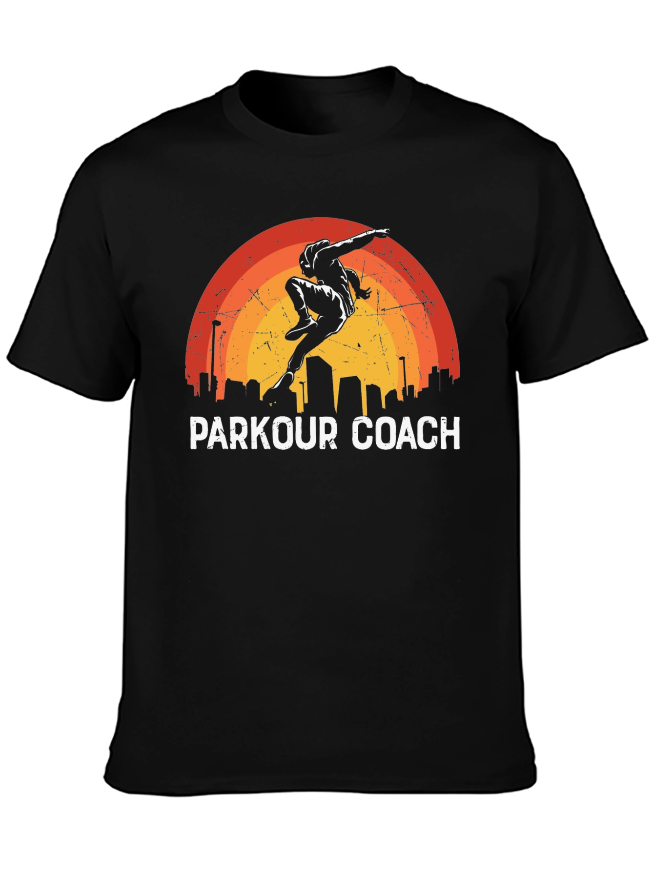 Parkour Coach Graphic T-Shirt Urban Style