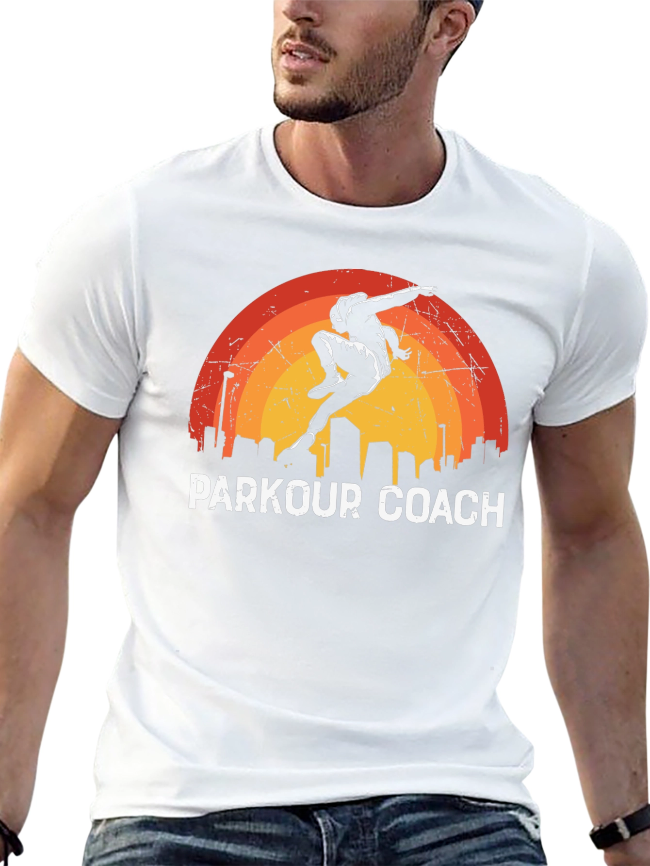 Parkour Coach Graphic T-Shirt Urban Style