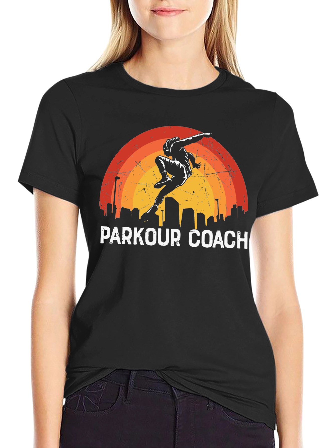 Parkour Coach Graphic T-Shirt Urban Style
