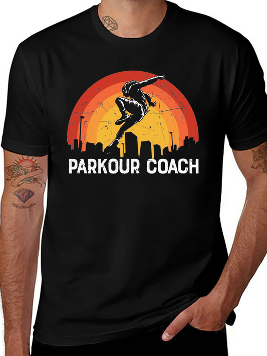 Parkour Coach Graphic T-Shirt Urban Style