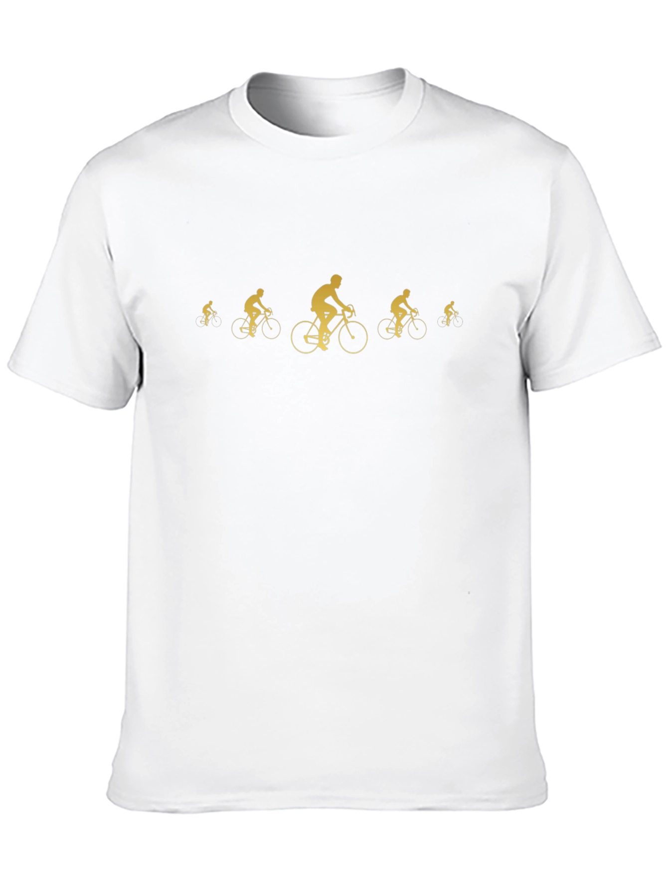 Cycling Silhouette Black T-Shirt