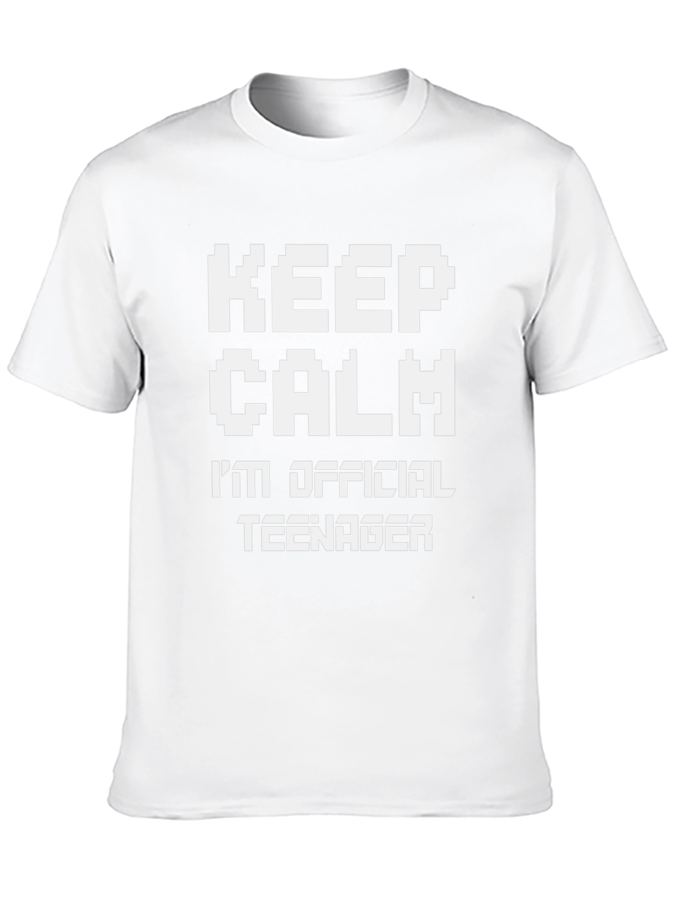 Keep Calm Official Teenager Black T-Shirt