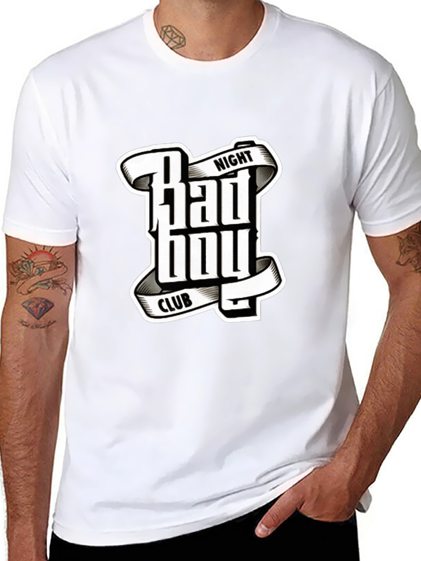 Bad Boy Night Club Black T-Shirt