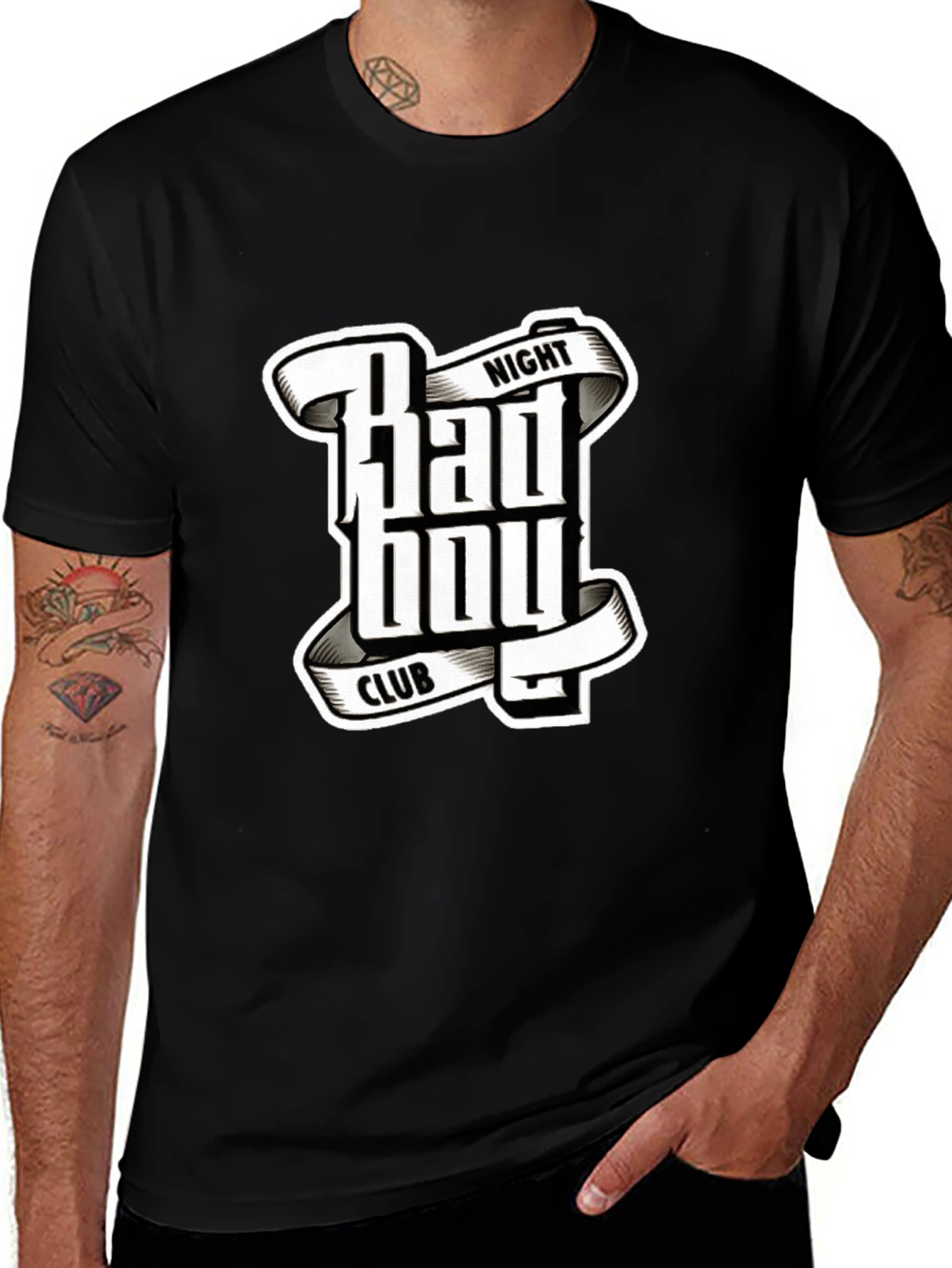 Bad Boy Night Club Black T-Shirt