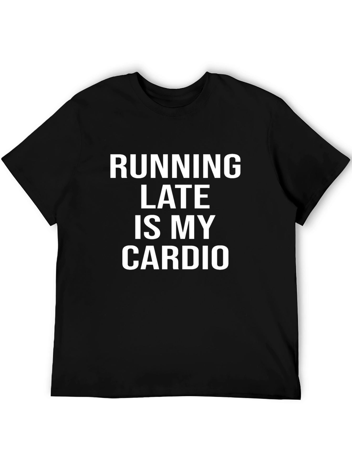Running Late Cardio Graphic Tee
