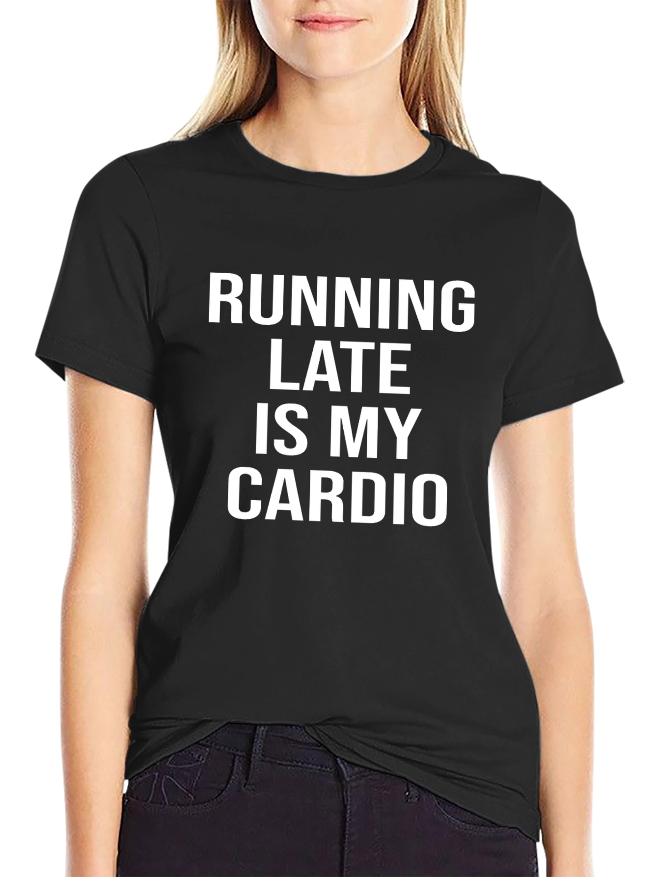Running Late Cardio Graphic Tee
