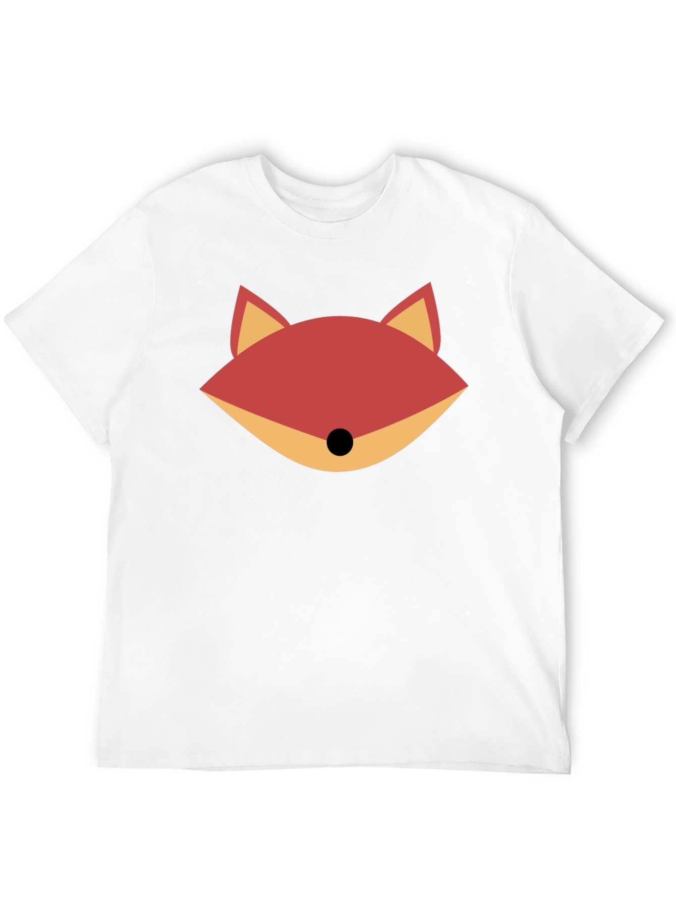 Fox Graphic Print Black T-Shirt