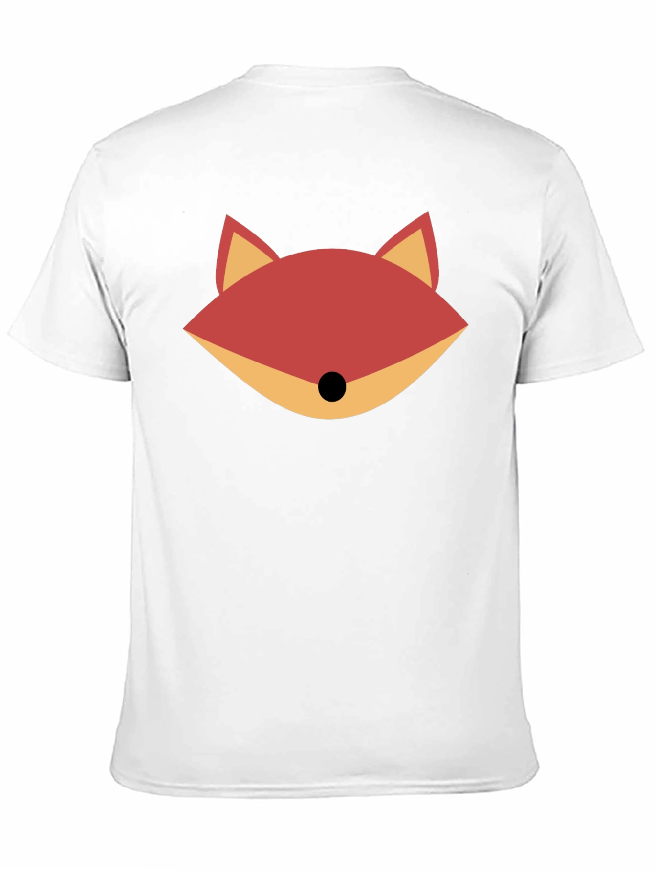 Fox Graphic Print Black T-Shirt
