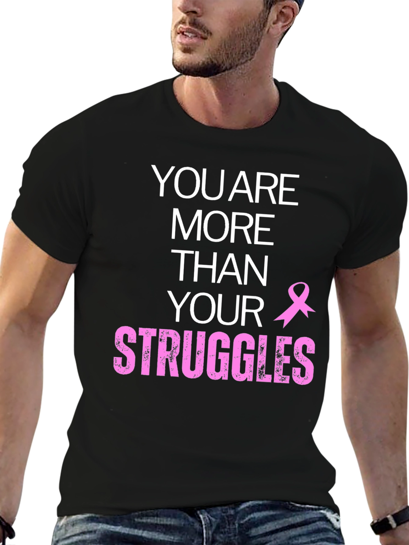 More Than Your Struggles Breast Cancer Awareness T-Shirt