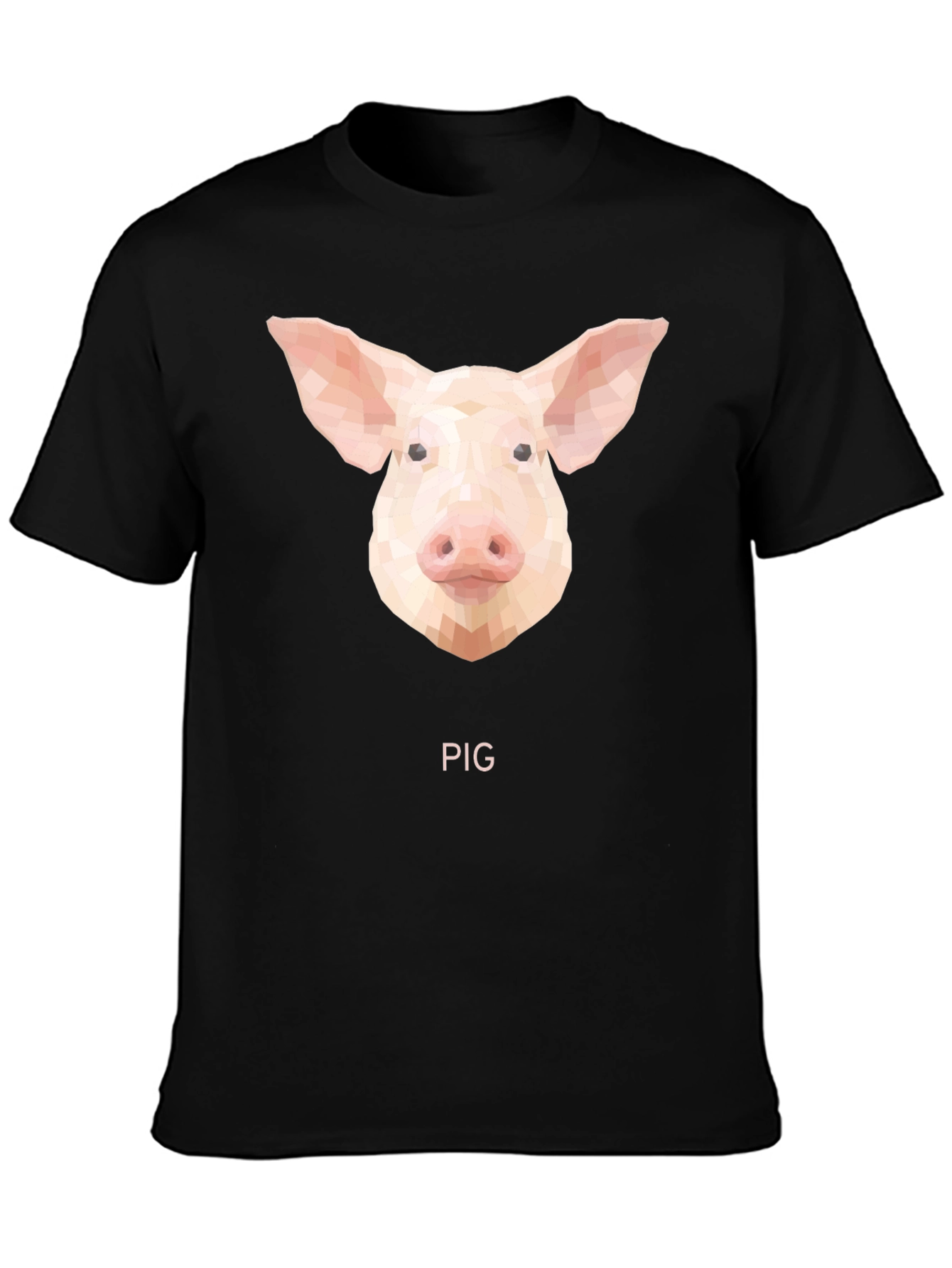 Geometric Pig T-Shirt - Modern Animal Tee