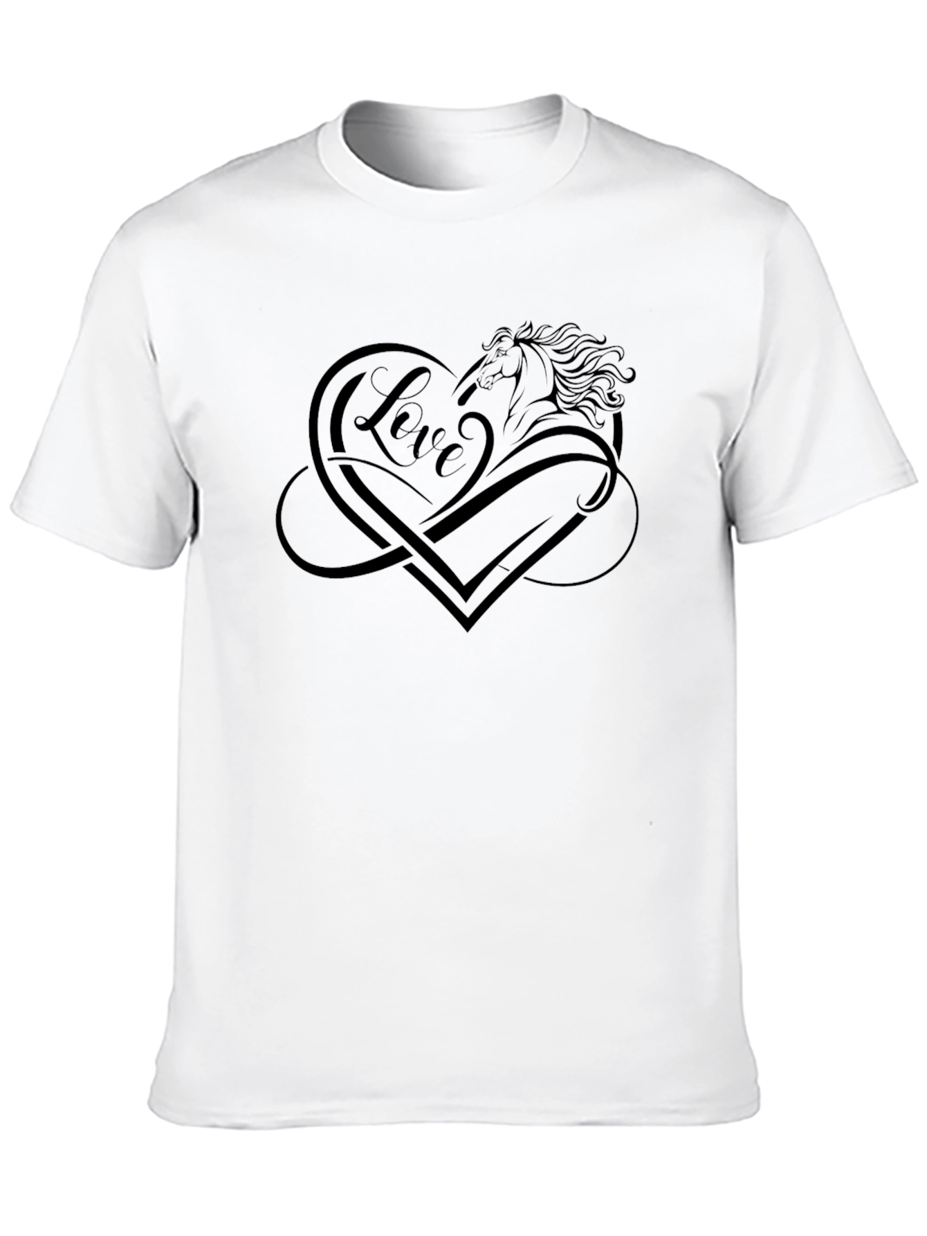 Love Horse Heart T-Shirt