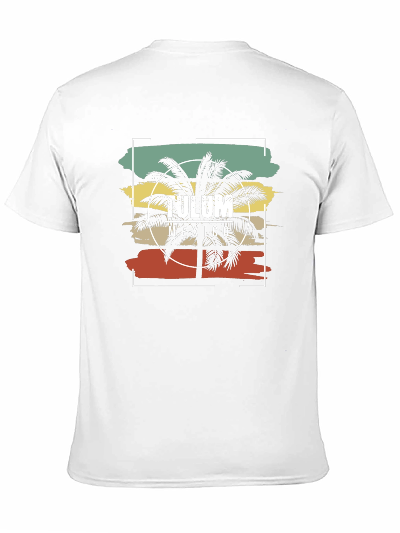 Tulum Mexico Palm Tree Graphic Tee