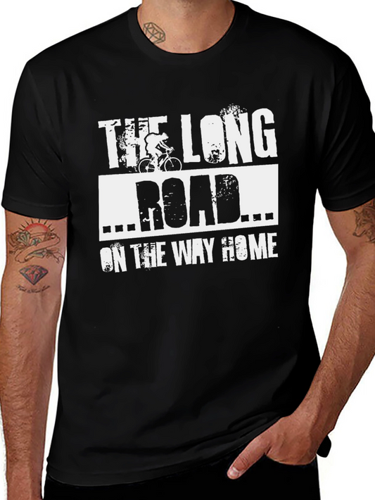 The Long Road Home Black Graphic T-Shirt