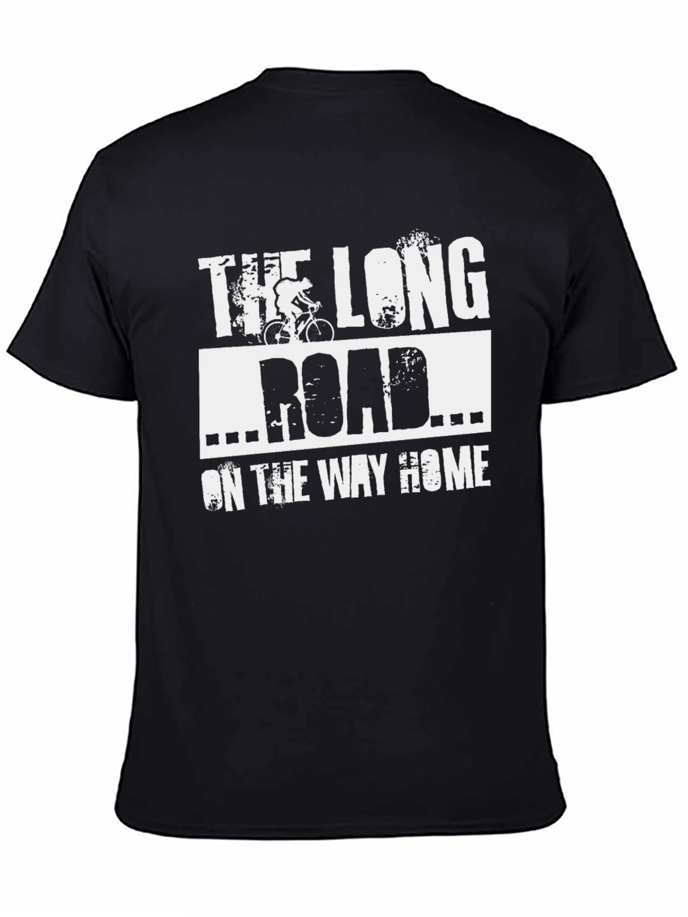 The Long Road Home Black Graphic T-Shirt