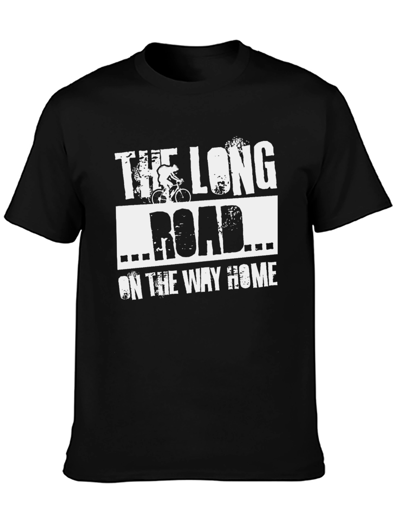 The Long Road Home Black Graphic T-Shirt
