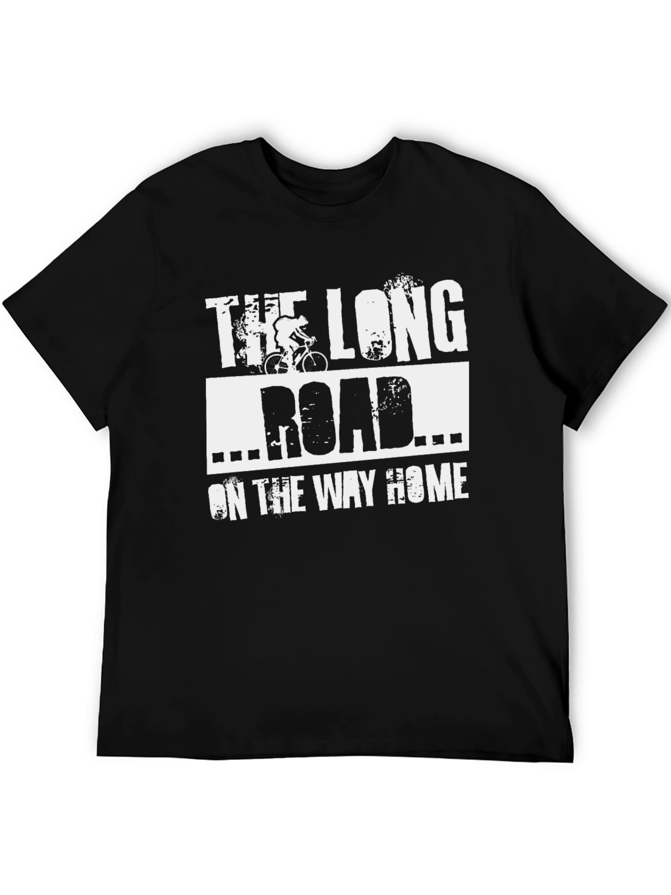 The Long Road Home Black Graphic T-Shirt