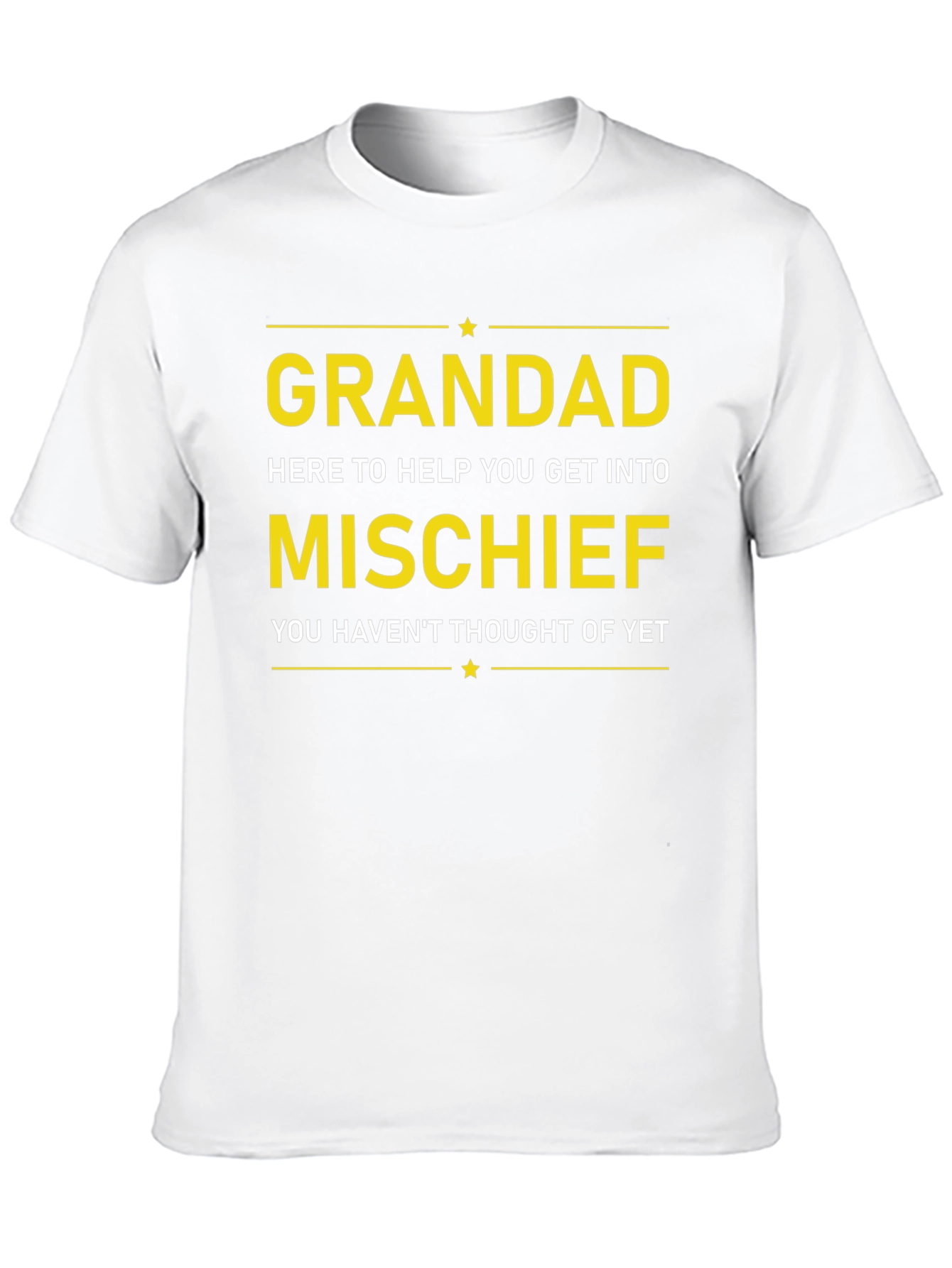 Grandad Mischief T-Shirt - Funny Grandfather Gift
