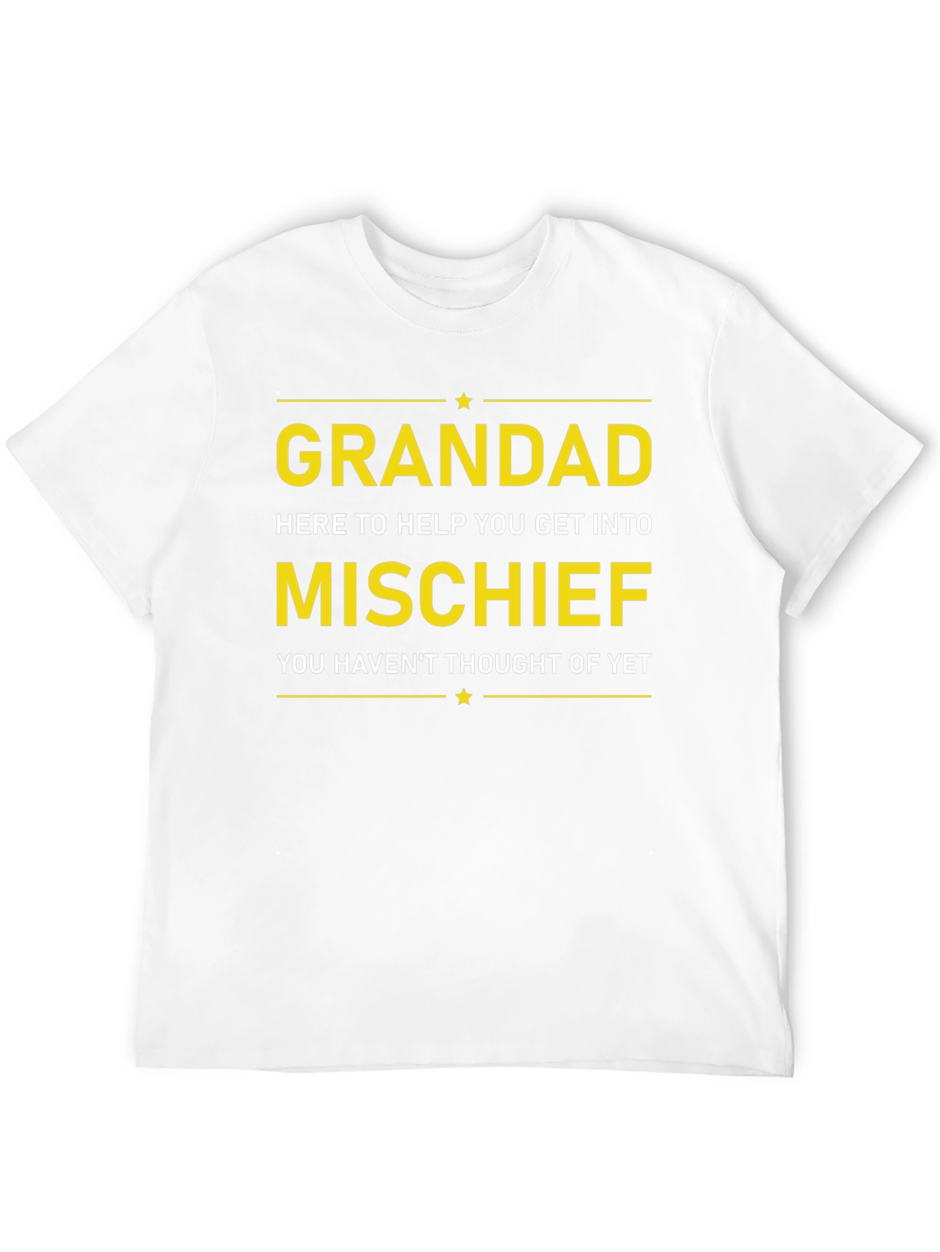 Grandad Mischief T-Shirt - Funny Grandfather Gift