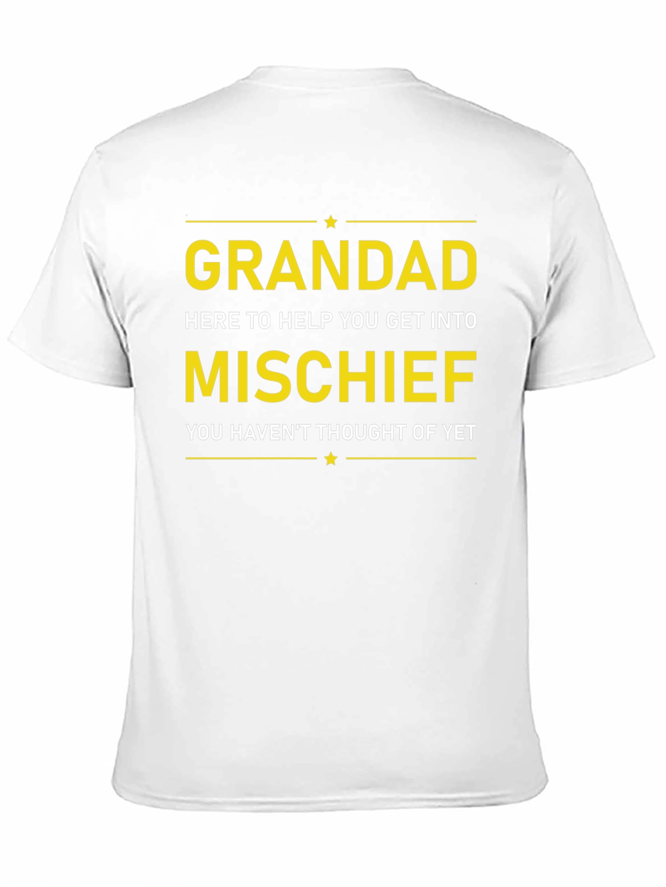 Grandad Mischief T-Shirt - Funny Grandfather Gift