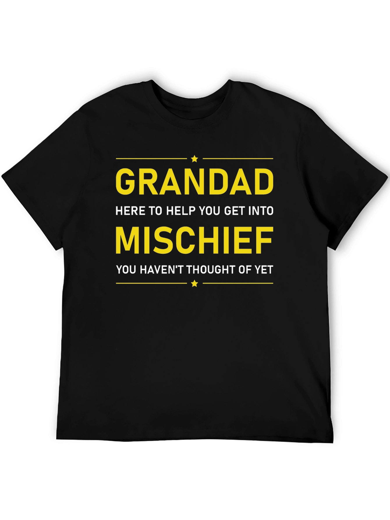 Grandad Mischief T-Shirt - Funny Grandfather Gift