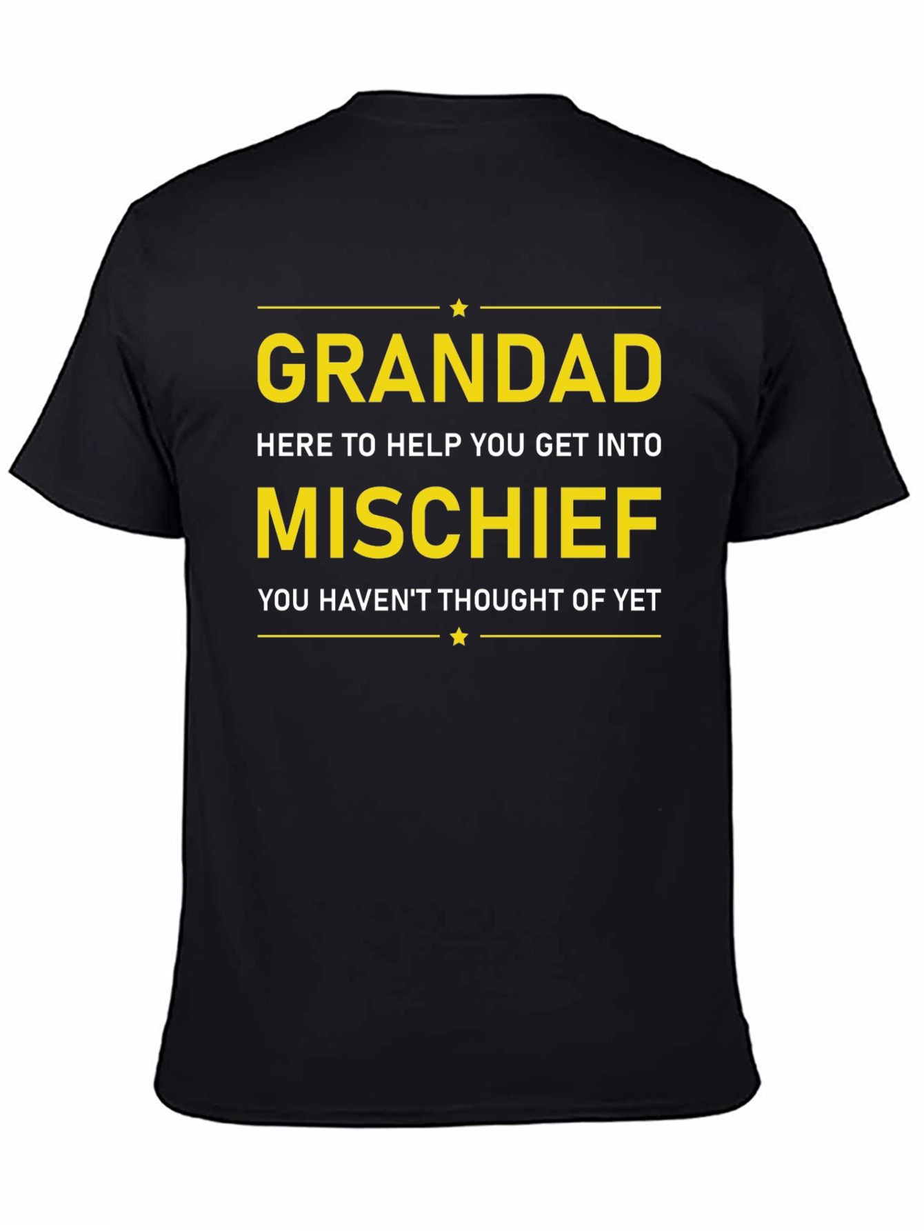 Grandad Mischief T-Shirt - Funny Grandfather Gift