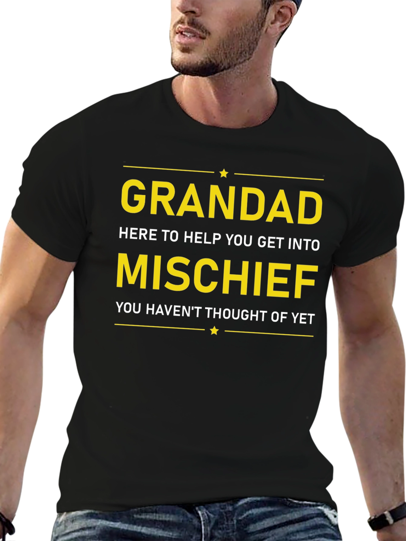 Grandad Mischief T-Shirt - Funny Grandfather Gift