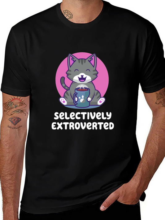 Selectively Extroverted Cat T-Shirt