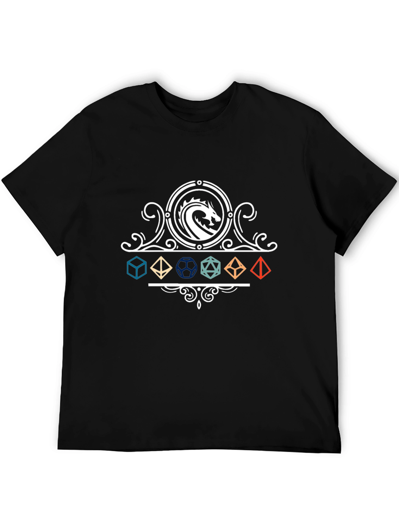 D&D Dragon Dice Black T-Shirt