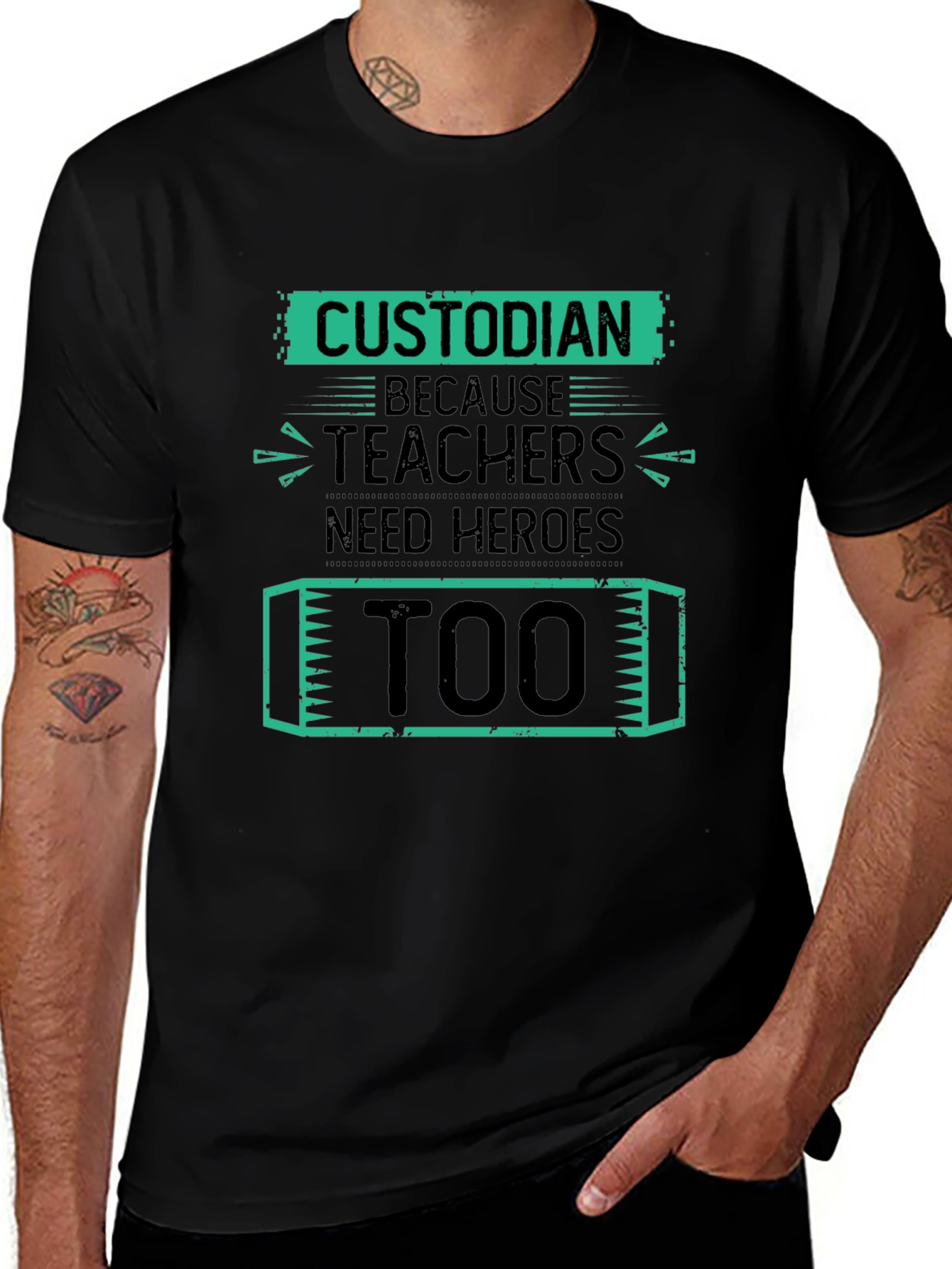 Custodian Hero Tee - Teacher Appreciation Gift