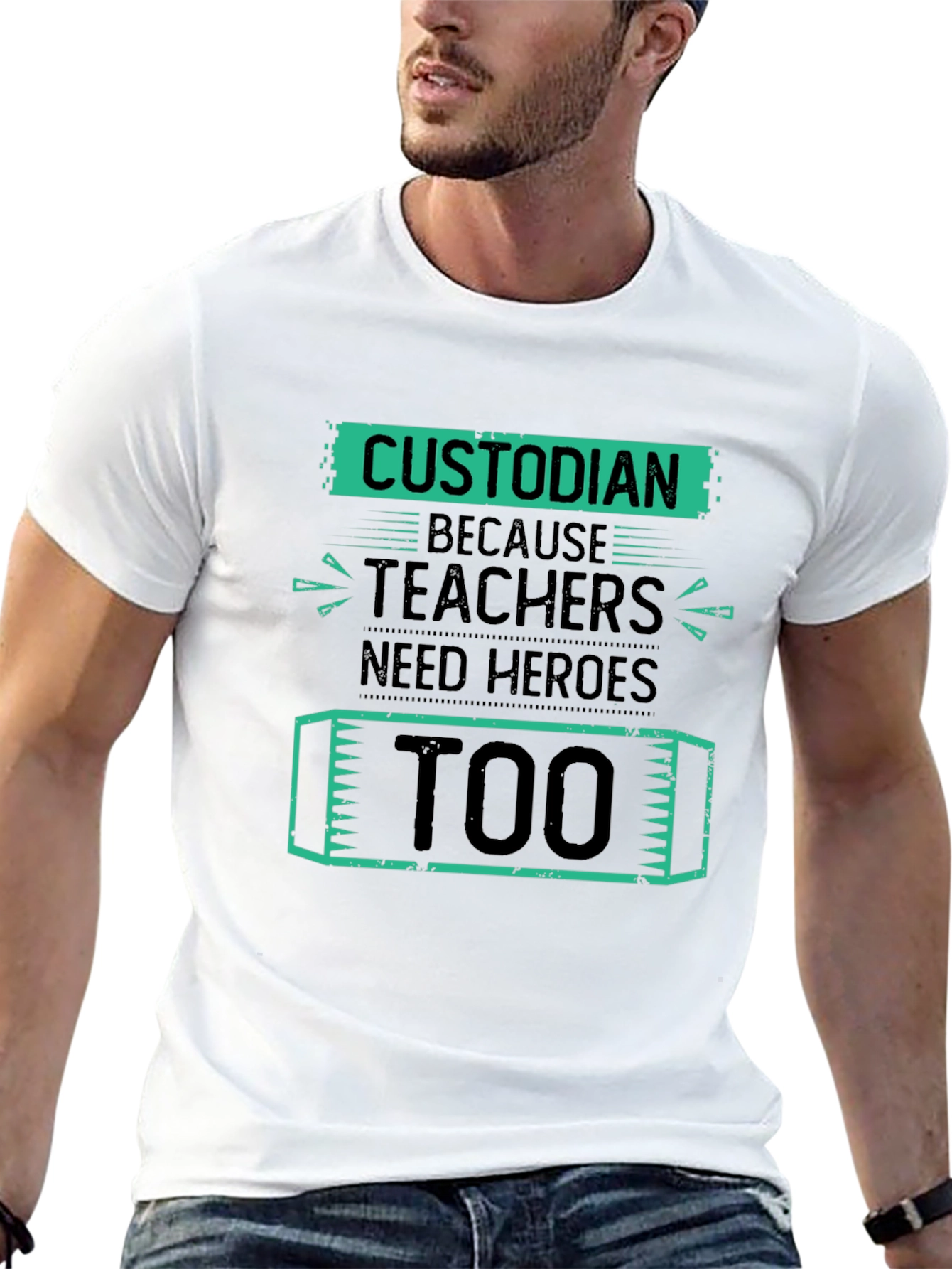 Custodian Hero Tee - Teacher Appreciation Gift