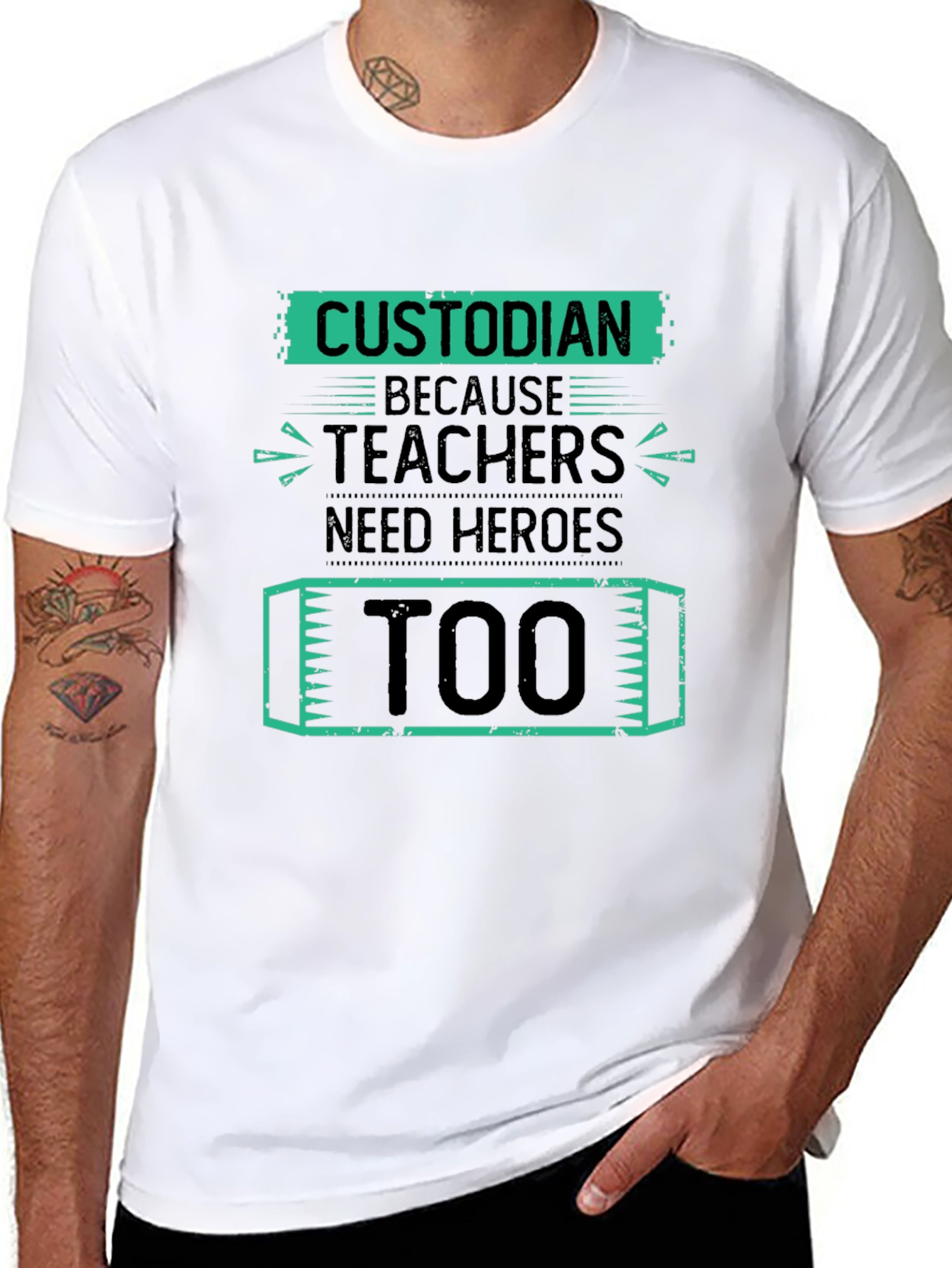 Custodian Hero Tee - Teacher Appreciation Gift