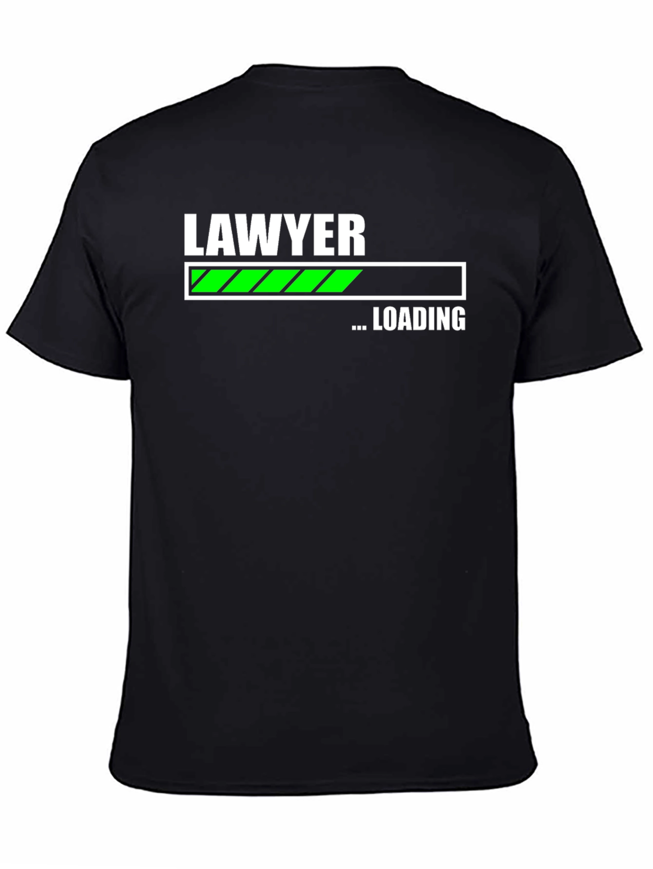 Lawyer Loading T-Shirt - Black Graphic Tee