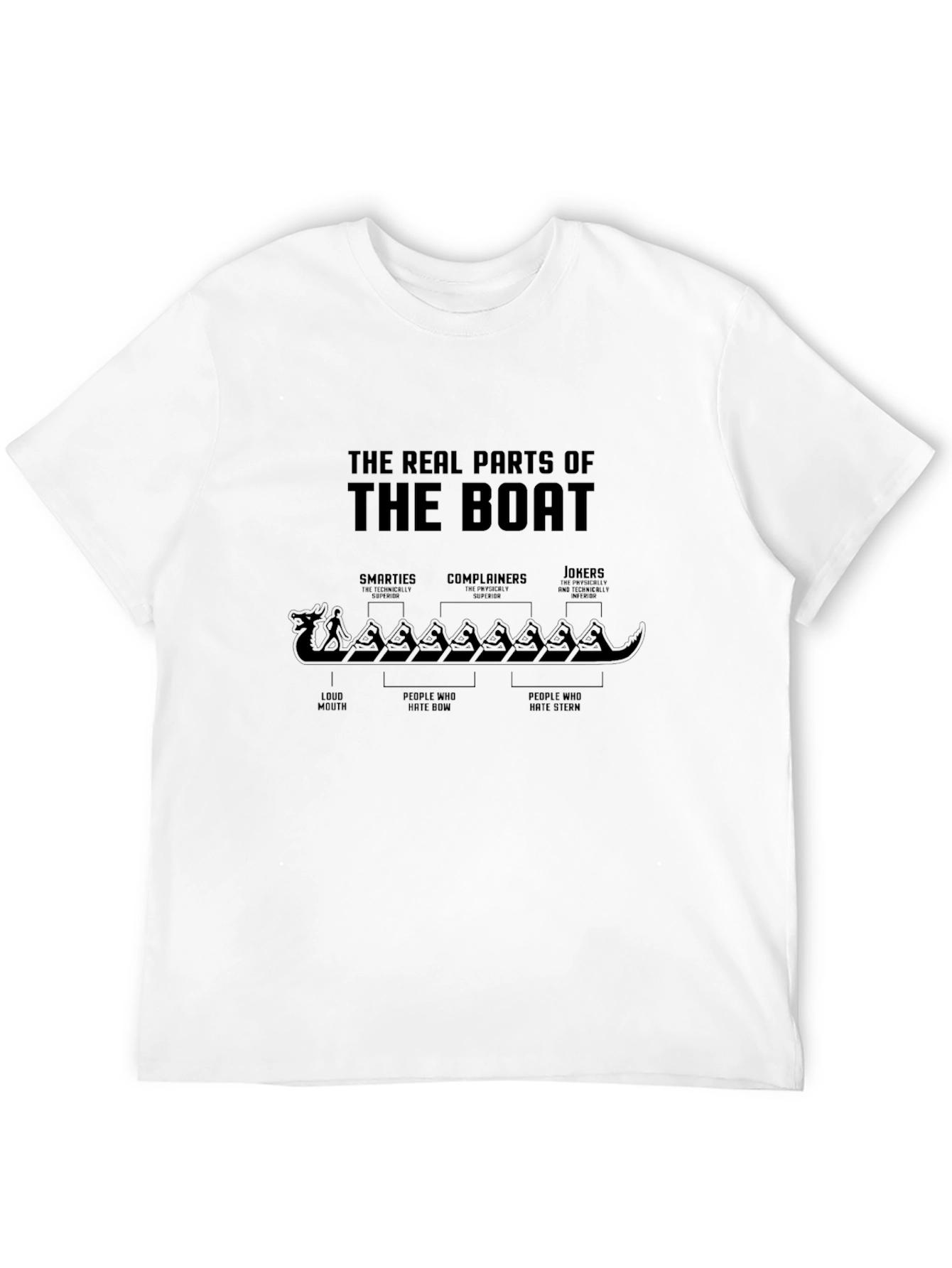 The Real Parts of the Boat Graphic T-Shirt