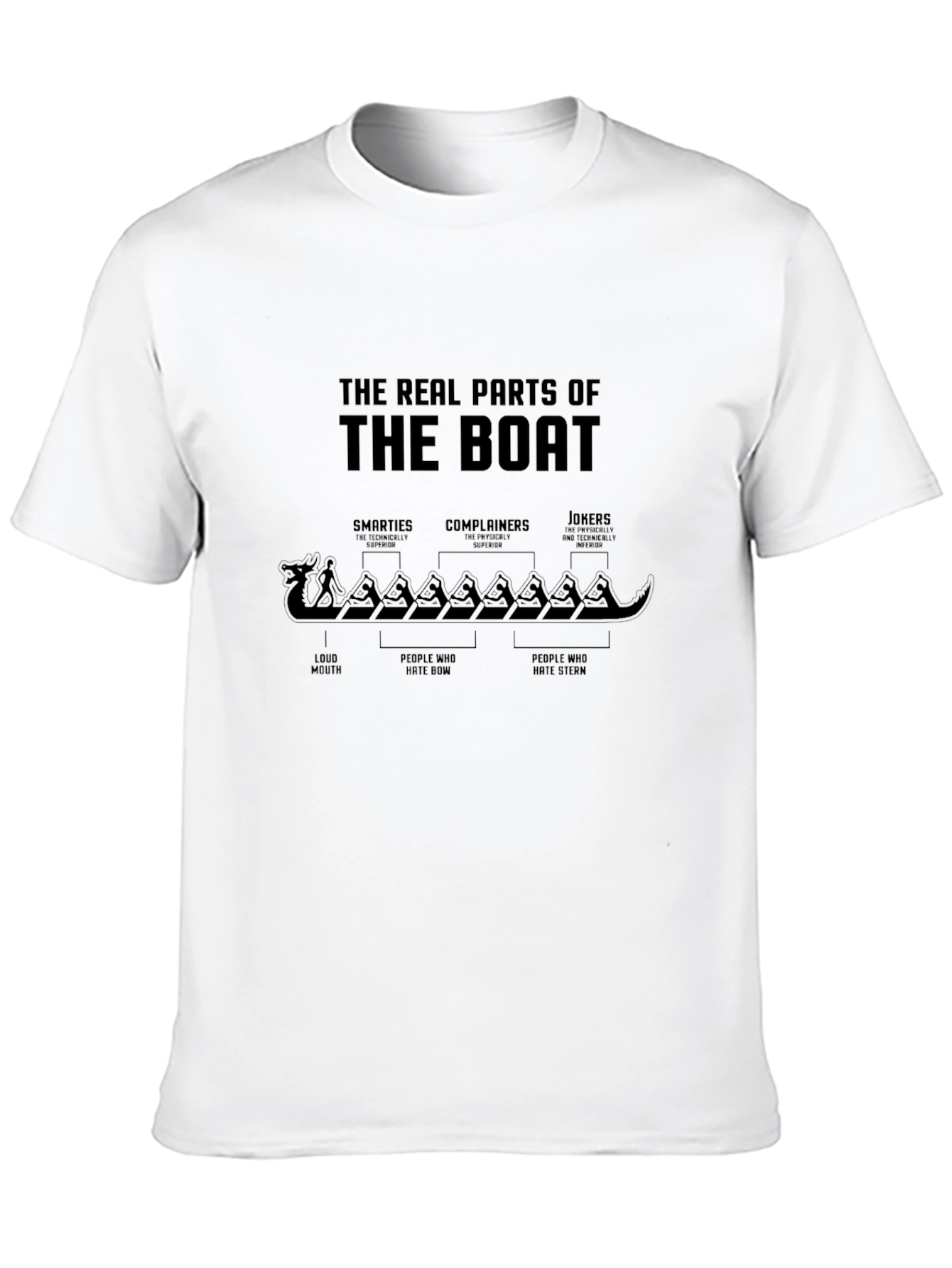 The Real Parts of the Boat Graphic T-Shirt